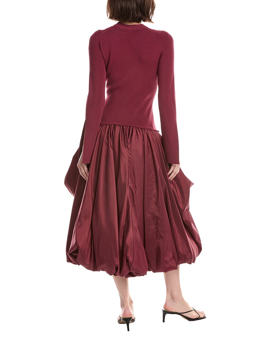 Simkhai Kenlie Mock Neck Midi Dress
