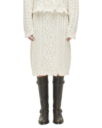 Simkhai Brioni Wool Mini Skirt