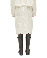Simkhai Brioni Wool Mini Skirt