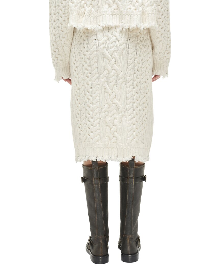 Simkhai Brioni Wool Mini Skirt