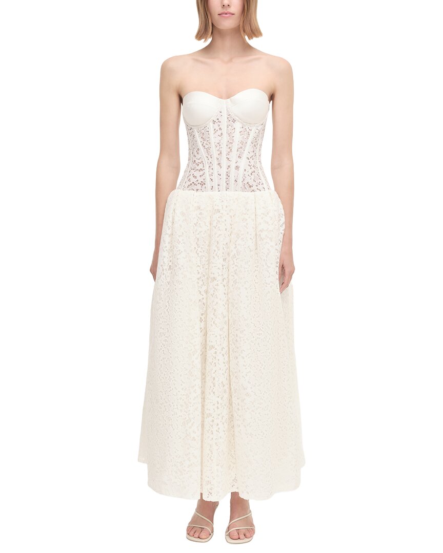Simkhai Evangeline Bustier Midi Dress