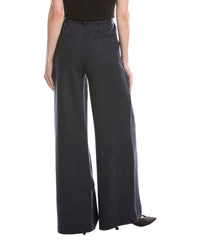 Simkhai Leroy Pleated Wide Leg Wool-Blend Pant