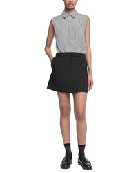 Simkhai Graham Shirting Combo Mini Dress