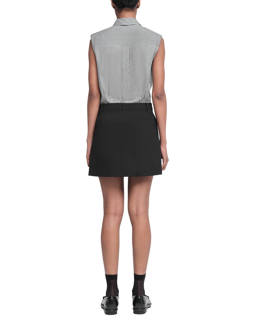 Simkhai Graham Shirting Combo Mini Dress