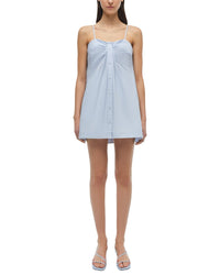 Simkhai Kendall Twisted Button Front Mini Dress