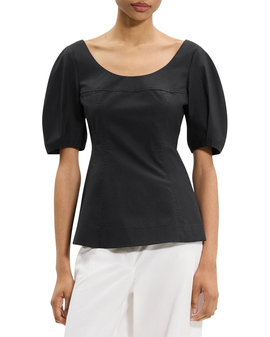 Theory Puff Sleeve Blouse