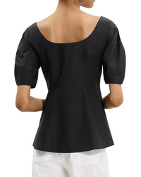 Theory Puff Sleeve Blouse