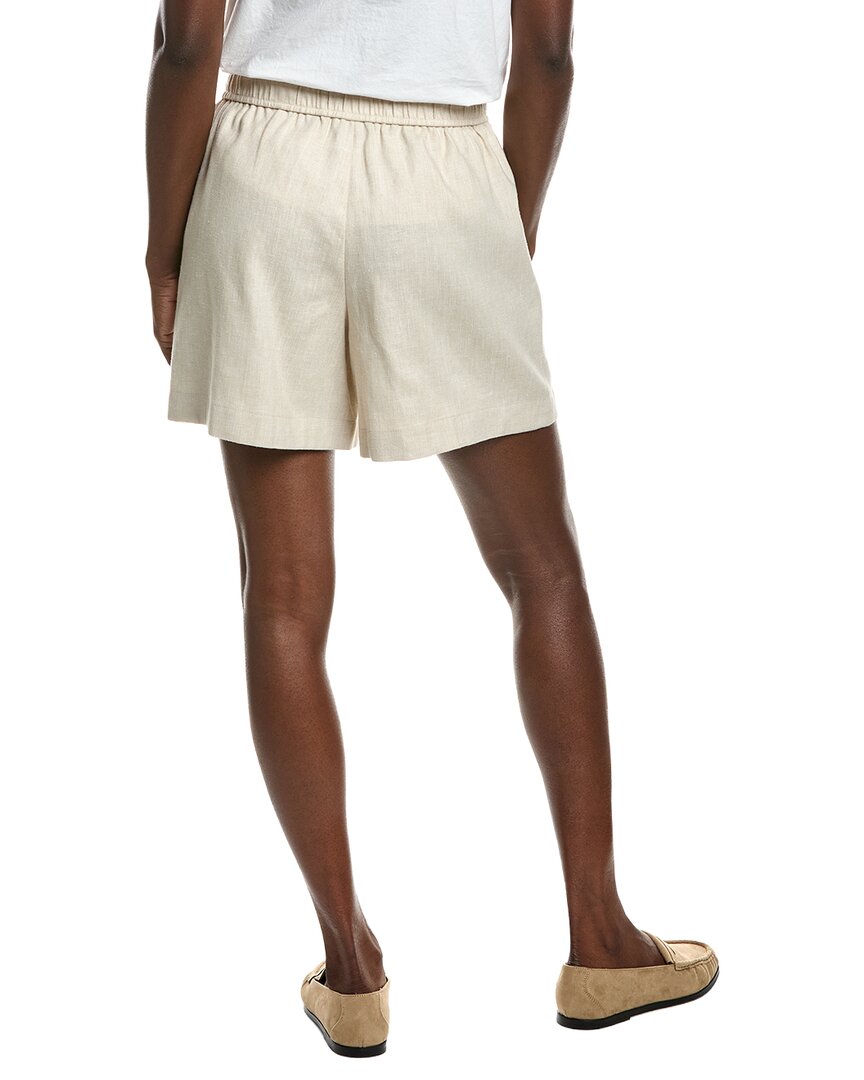 Theory Linen-Blend Base Line Short