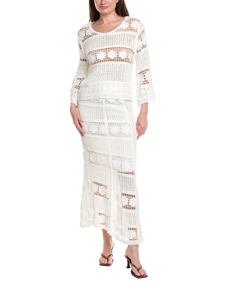 Anna Kay 2Pc Olivia Lace Top & Maxi Skirt Set