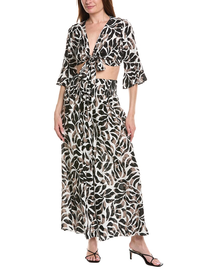 Anna Kay 2P Johnel Tie-Front Top & Pant Set