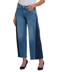 Nydj Teresa Avenue Blue Wide Leg Jean