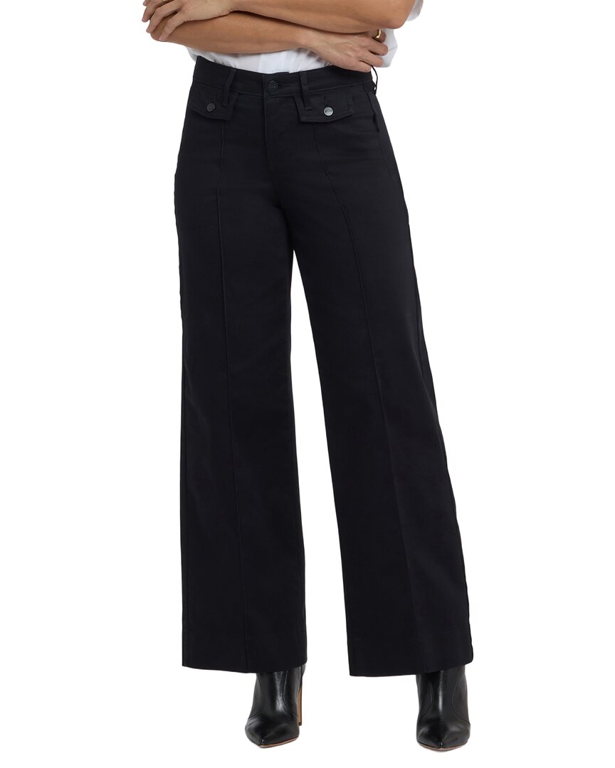 Nydj Teresa Black Wide Leg Jean