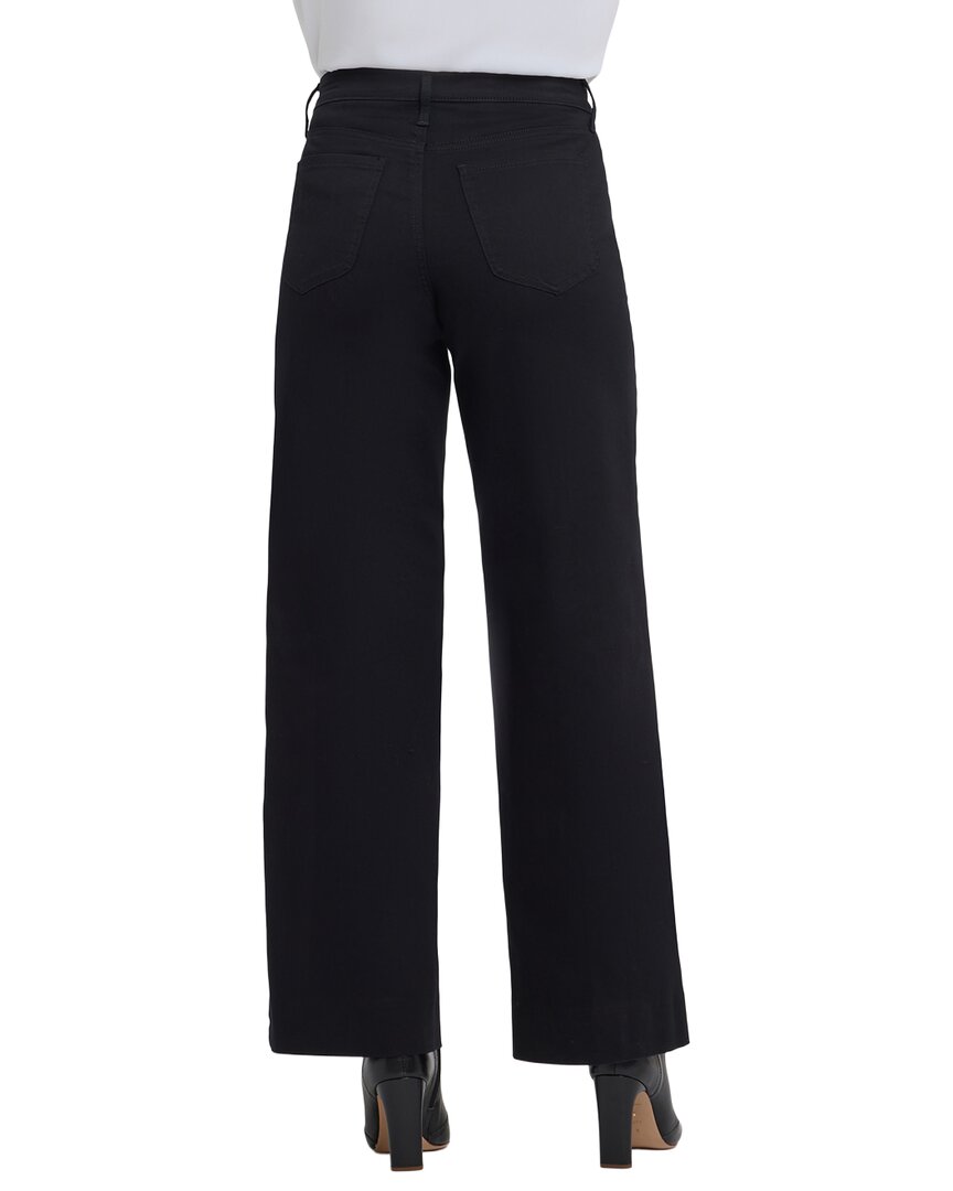 Nydj Teresa Black Wide Leg Jean