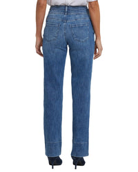 Nydj Bailey Washed Crystal Straight Leg Jean