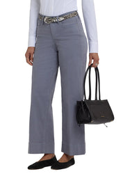 Nydj Teresa Shadow Blue Wide Leg Jean