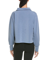Sweaty Betty Sand Wash 1/2-Zip Crop Sweatshirt