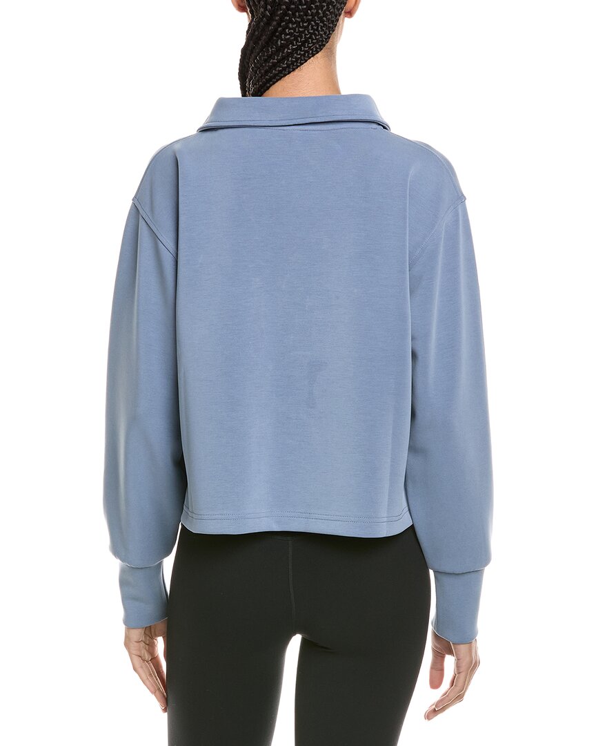 Sweaty Betty Sand Wash 1/2-Zip Crop Sweatshirt