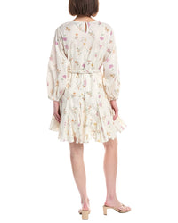 Beulah Floral Print Ruffled Mini Dress
