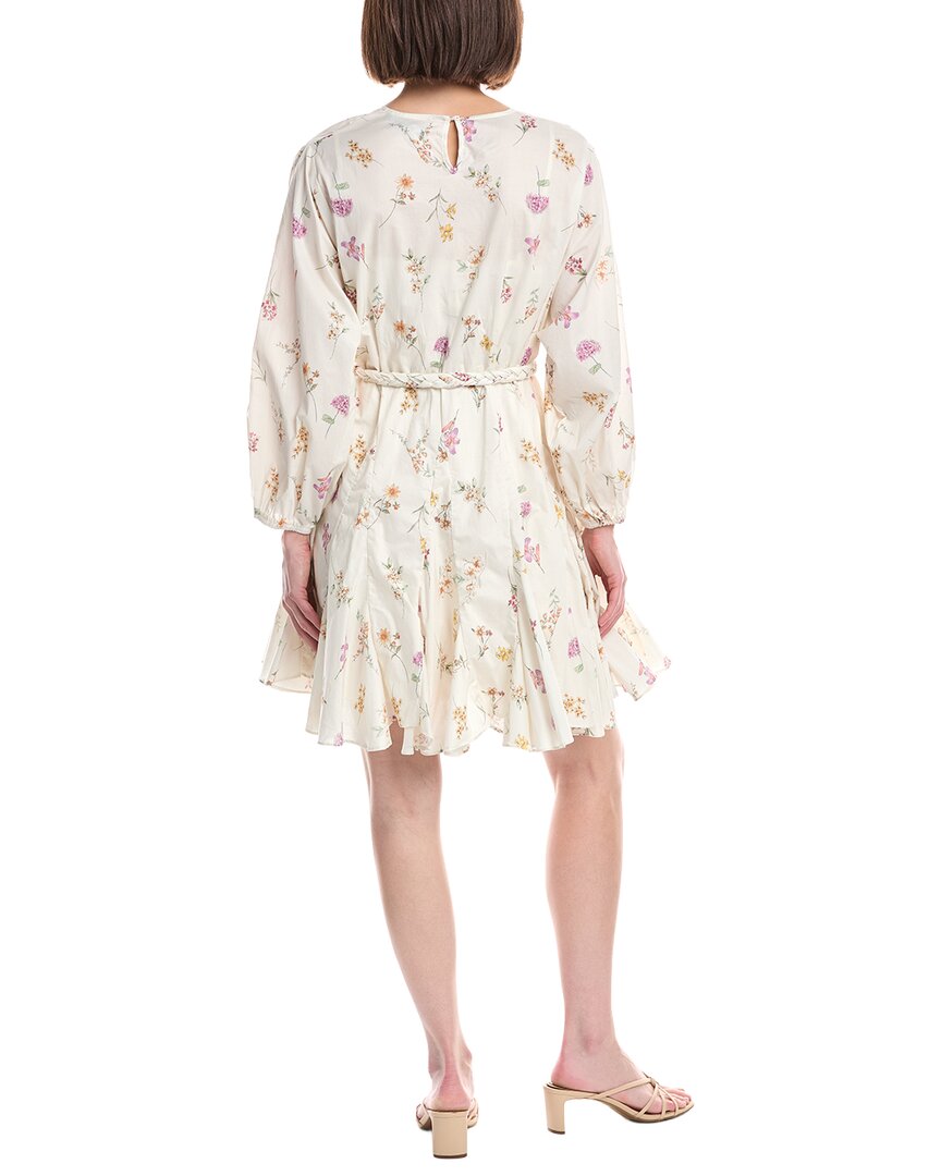 Beulah Floral Print Ruffled Mini Dress