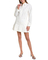Rowing Blazers Button Down Pleated Shirt Dress