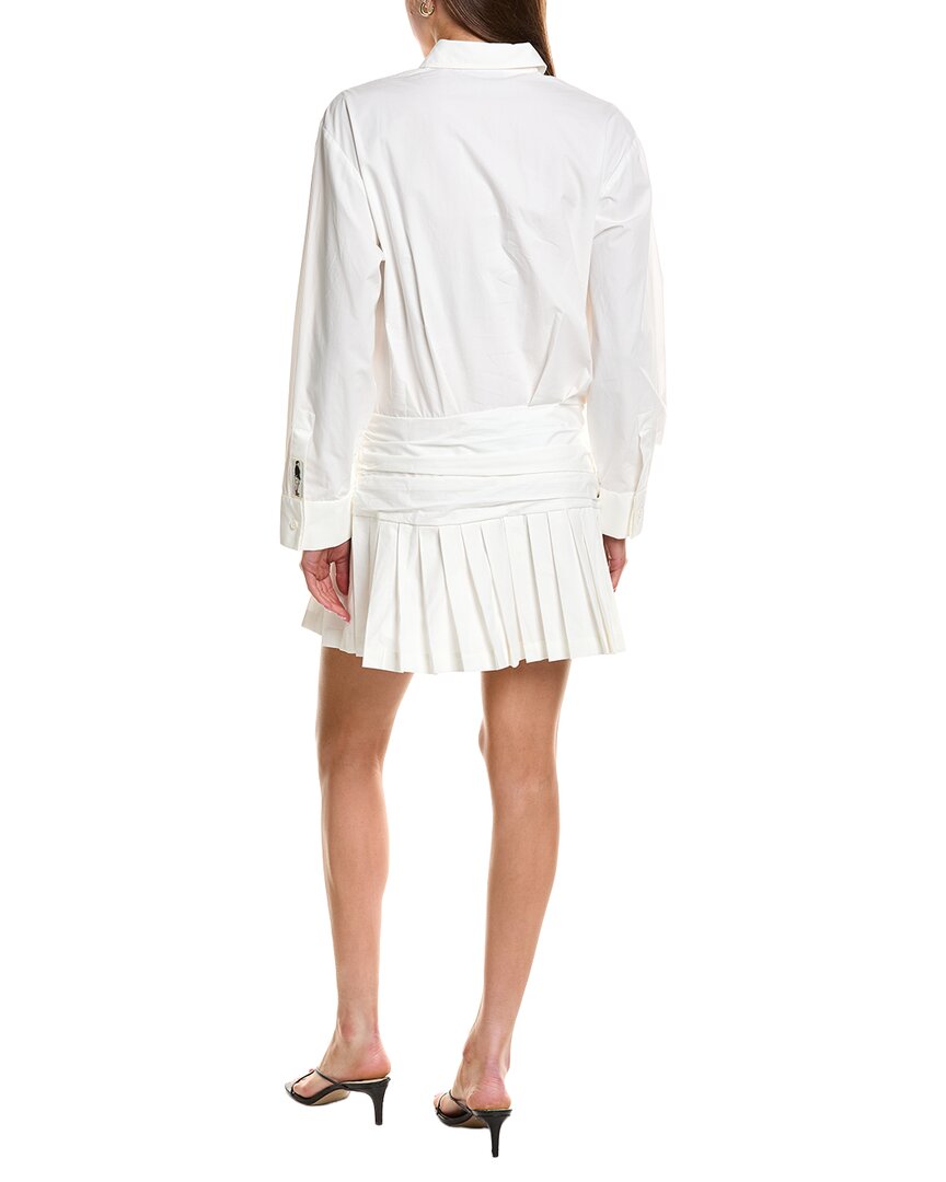 Rowing Blazers Button Down Pleated Shirt Dress