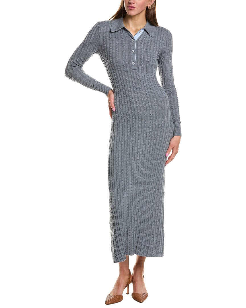 Rowing Blazers Rowing Blazers Wool-Blend Cable Cardigan
