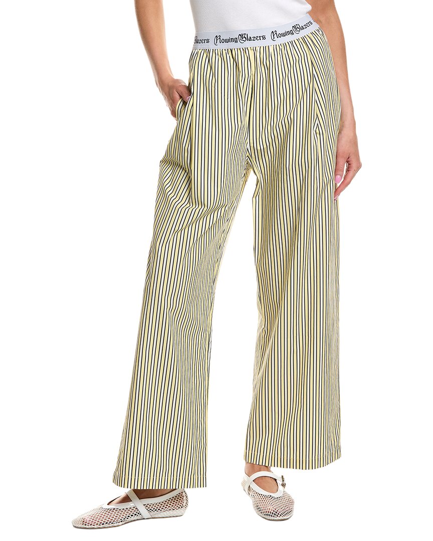 Rowing Blazers Rowing Blazers Poplin Stripe Boxer Pull-On Pant