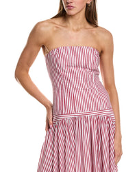 Rowing Blazers Poplin Pinstripe Top