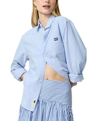 Rowing Blazers Poplin Pinstripe Top