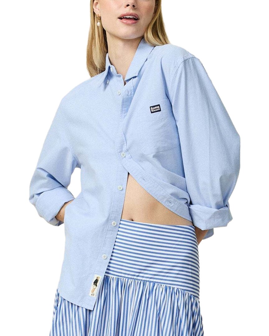 Rowing Blazers Poplin Pinstripe Top
