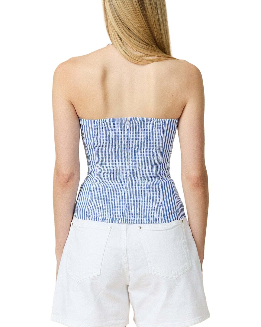 Rowing Blazers Poplin Pinstripe Top