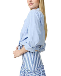 Rowing Blazers Poplin Pinstripe Top