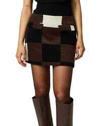 Rowing Blazers Rowing Blazers Patchwork Corduroy Skirt