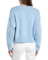 Rowing Blazers Rowing Blazers Callie V Neck Wool & Cashmere-Blend Sweater