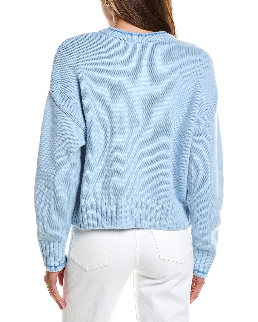Rowing Blazers Rowing Blazers Callie V Neck Wool & Cashmere-Blend Sweater