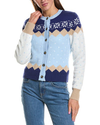 Rowing Blazers Rowing Blazers Holiday Fairisle Wool & Cashmere-Blend Cardigan