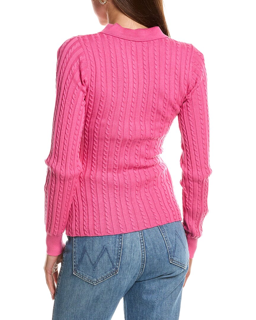 Rowing Blazers Rowing Blazers Cable Knit Collared Wool-Blend Cardigan