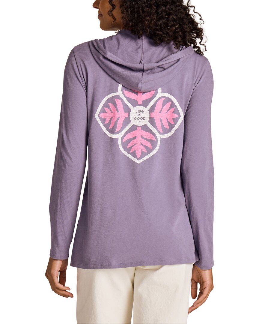Life is Good® Life Is Good® Long Sleeve Hooded Crusher Lite Shirt