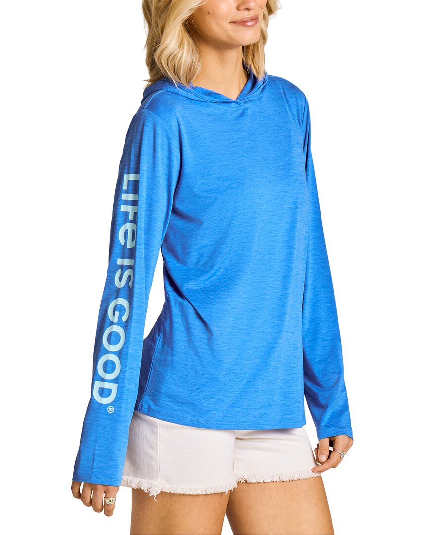 Life is Good® Life Is Good® Long Sleeve Hooded Sun Crusher Shirt