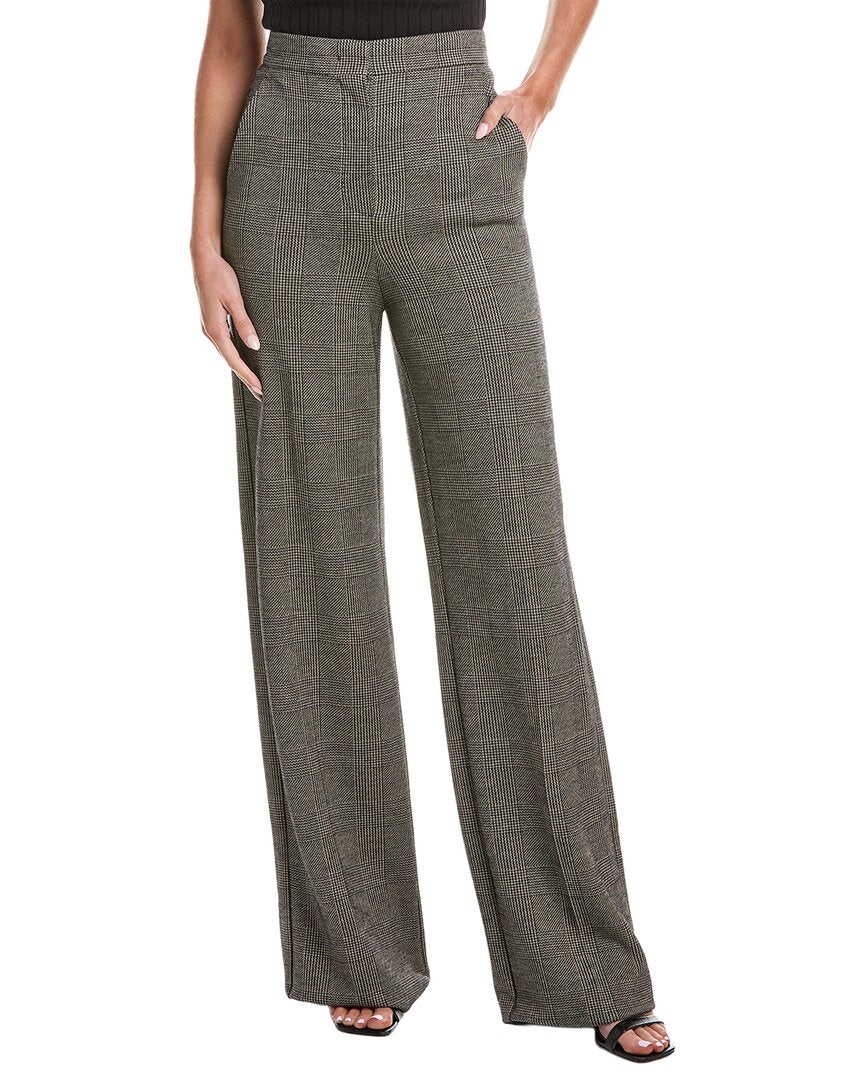 Max Mara Cognac Wool-Blend Jersey Trouser