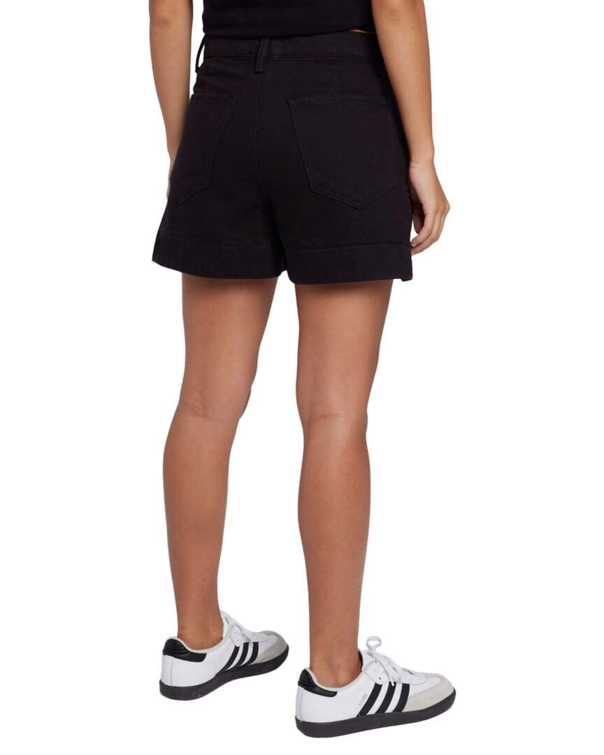 7 For All Mankind 7 For All Mankind Black Tailored Slouch Short Jean