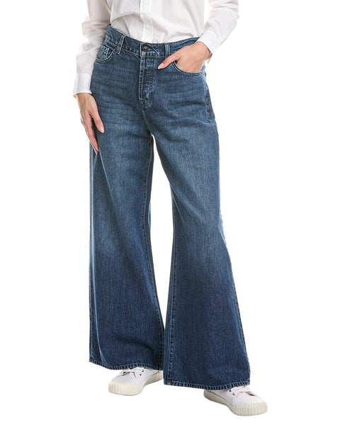 パンツ efu HIGH WAIST SLIM WIDE DENIM 7 For All Mankind Savannah Zoey Wide Leg Jean – Bluefly