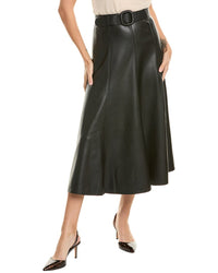 Stella + Lorenzo Stella + Lorenzo Belted A-Line Skirt