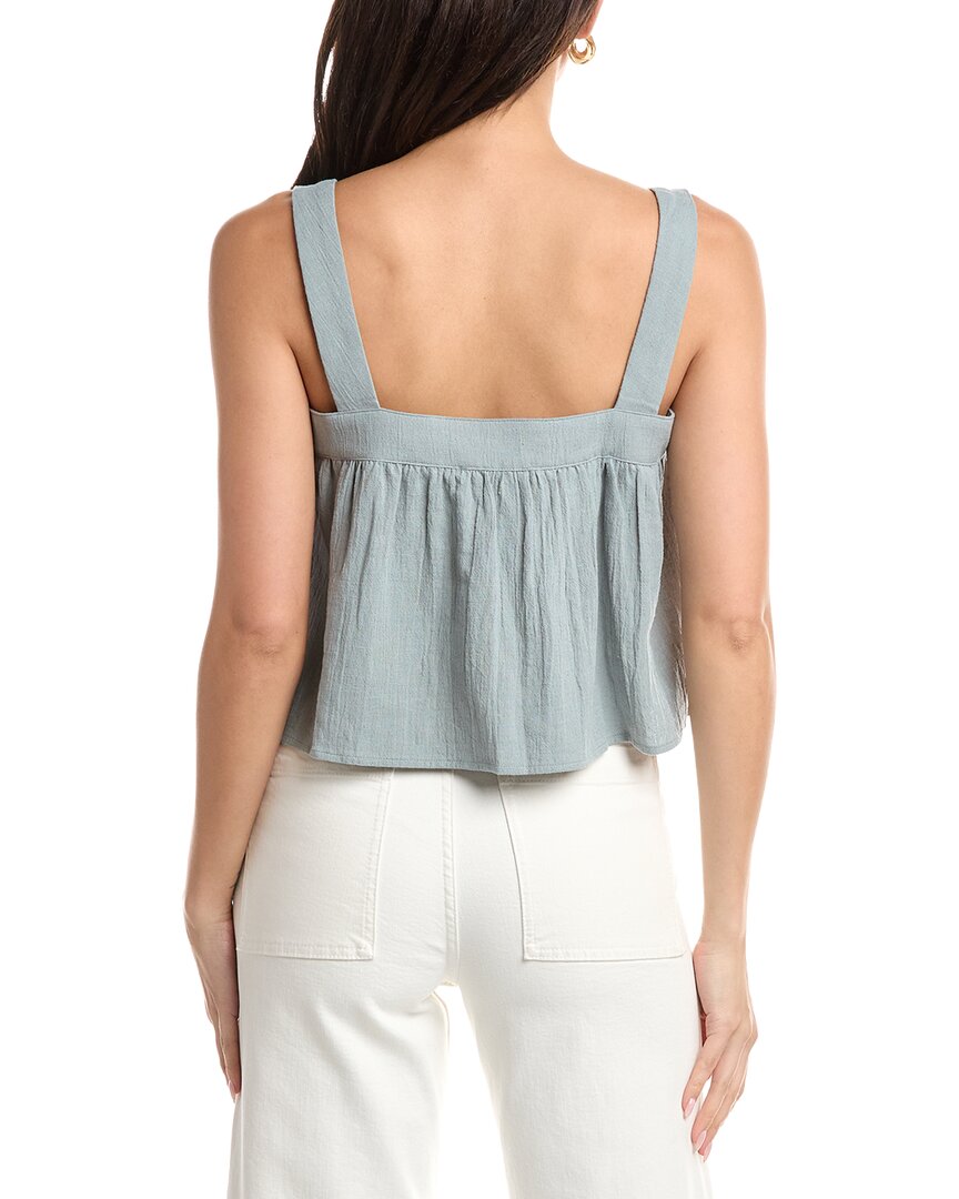 Femme Society Femme Society Sleeveless Linen-Blend Top