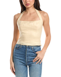 Femme Society Sleeveless Linen Top