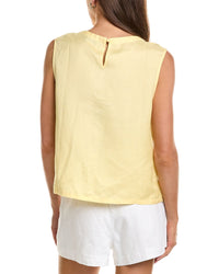 Femme Society Femme Society Sleeveless Linen-Blend Top