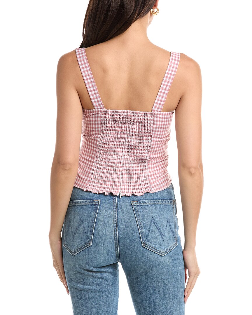 Femme Society Sleeveless Linen-Blend Blouse