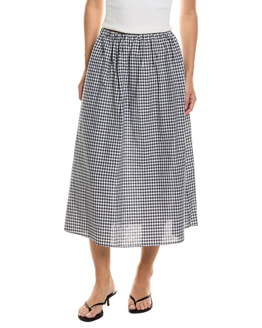 Femme Society Linen-Blend Skirt