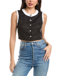 Femme Society Femme Society Sleeveless Linen Top