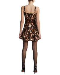 Bcbgmaxazria Printed Godet Dress